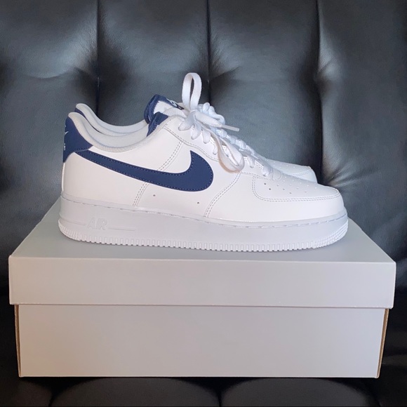 COPY - Nike Air Force 1 White/Midnight Navy - Picture 3 of 8